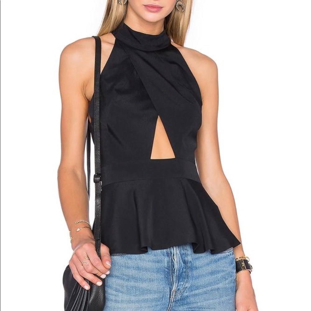 House of Harlow 1960 keyhole peplum